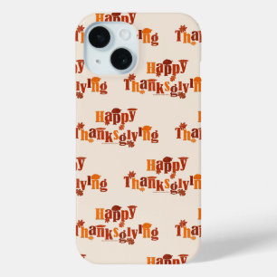 Coque Pour iPhone 15 L'image de Thanksgiving festive et lumineuse de Sl