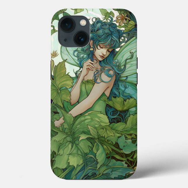 Coques Case-Mate iPhone L'Imaginaire Fairy Green Woodland (Verso)