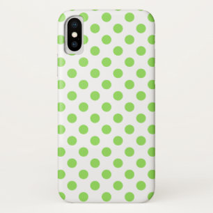 Coque Case-Mate Pour iPhone Lime et pois blancs