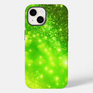 Coque Pour iPhone 14 Lime Green Parties scintillant iPhone/iPad Mate Co