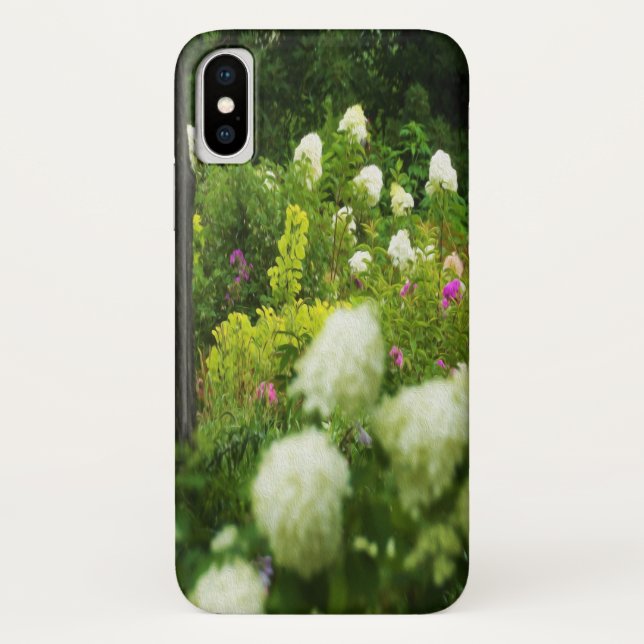 Coques Case-Mate iPhone Limelight Hydrangeas dans My Rubio Garden (Dos)