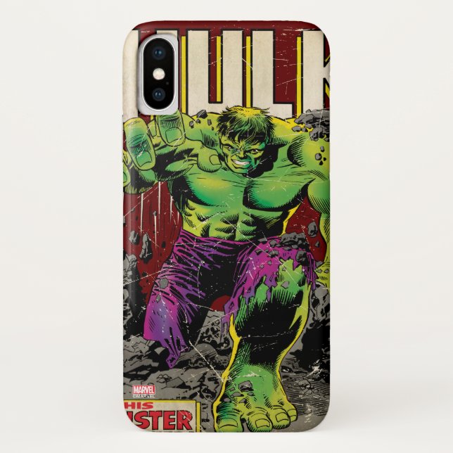 Coques Case-Mate iPhone L'incroyable bande dessinée Hulk #105 (Dos)