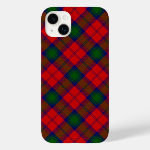 Coque Pour iPhone 14 Plus Lindsay tartan rouge vert plaid