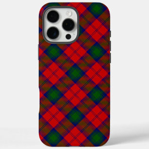 Coques iPhone 16 Pro Max Lindsay tartan rouge vert plaid
