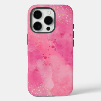Coques iPhone 16 Pro Linktree Aquarelle Rose |