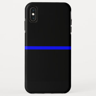Coque Pour iPhone XS Max L'instruction Symbolic Thin Blue Line