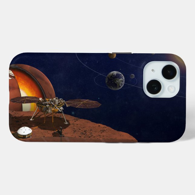 Coques Case-Mate iPhone L'interprétation de l'artiste de la Lander de visi (Verso (horizontal))