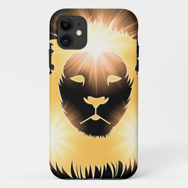 Coques Case-Mate iPhone Lion de lumière (Dos)