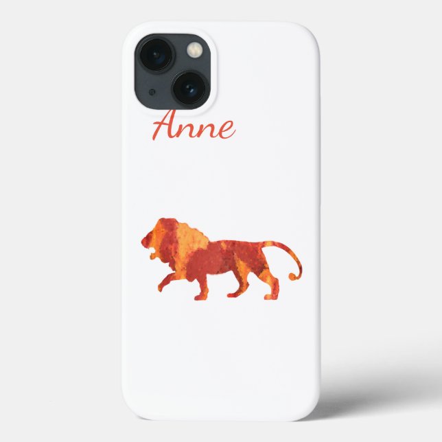 Coques Case-Mate iPhone Lion personnalisé (Verso)