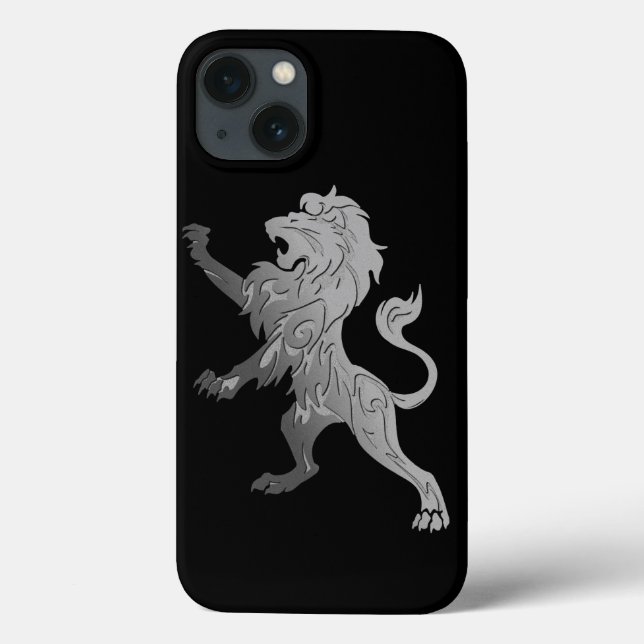 Coques Case-Mate iPhone Lion royal d'argent (Verso)