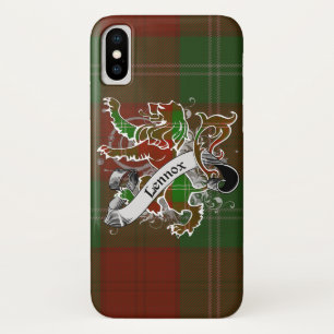 Coque iPhone X Lion Tartan Lennox