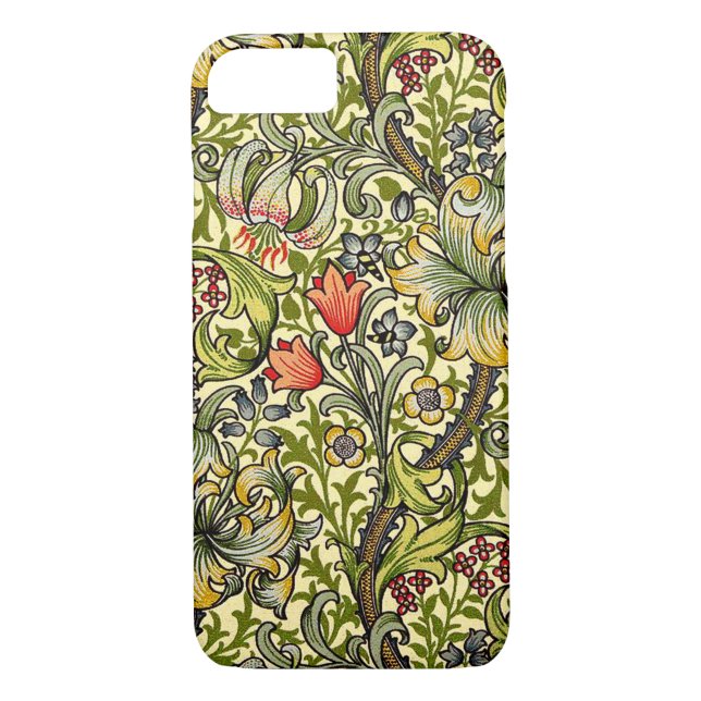 Coques Case-Mate iPhone Lis d'or de William Morris (Dos)