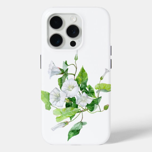 Coques Case-Mate iPhone Liseron fleur blanche (Verso)