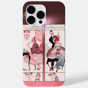 COQUE POUR POUR iPhone 14 PRO MAX LISTE DES CHEVEUX, SALON DE BEAUTÉ MODE MASQUER AR