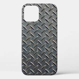 Case-Mate iPhone Case Liste noire en aluminium avec formes rhombus