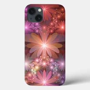 Case-Mate iPhone Case Lit De Fleurs Coloré brillant Abstrait Fractage Ar