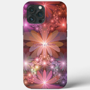 Case-Mate iPhone Case Lit De Fleurs Couleur Abstraite Art Fractal Nom