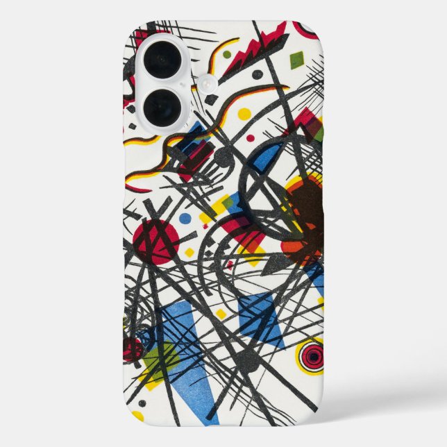 Coques Case-Mate iPhone Lithographie de Vierte Bauhausmappe par Kandinsky (Verso)