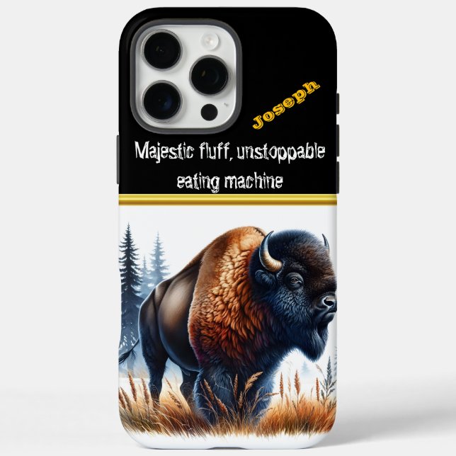 Coques Case-Mate iPhone L'itinérance de buffles dans une forêt sereine (Verso)