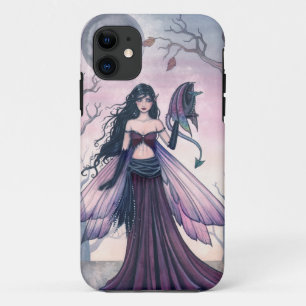 Coque Case-Mate Pour iPhone Little Beast Purple Fairy and Dragon Art