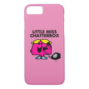 Coque iPhone 7 Little Miss Chatterbox & Black Telephone