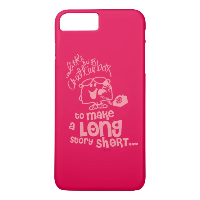Coques Case-Mate iPhone Little Miss Chatterbox | Long Story Short (Dos)