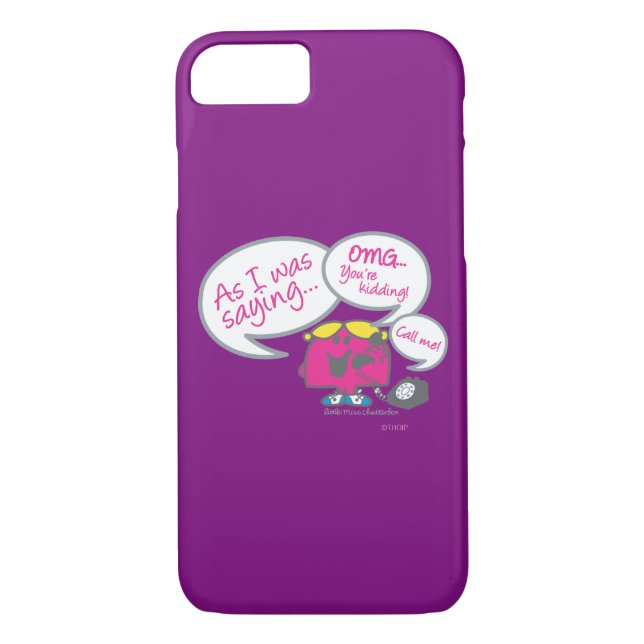 Coques Case-Mate iPhone Little Miss Chatterbox & Téléphone (Dos)