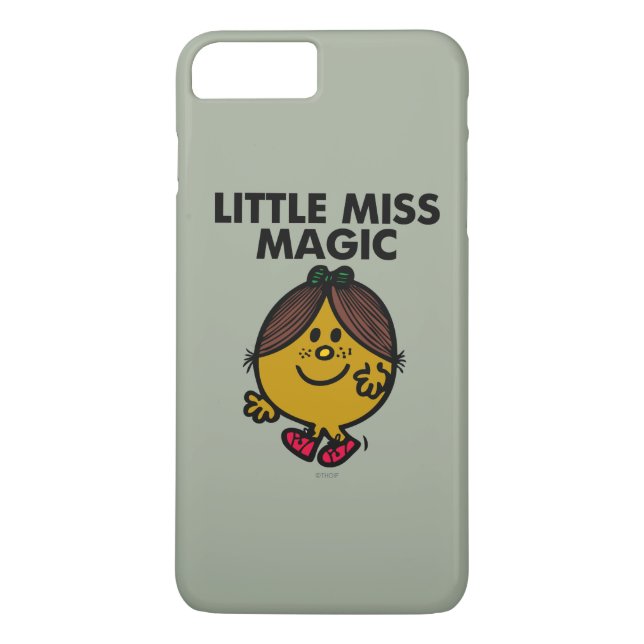 Coques Case-Mate iPhone Little Miss Magie | Lettres noires (Dos)