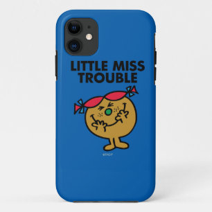 Coques Pour iPhone Little Miss Trouble   En riant