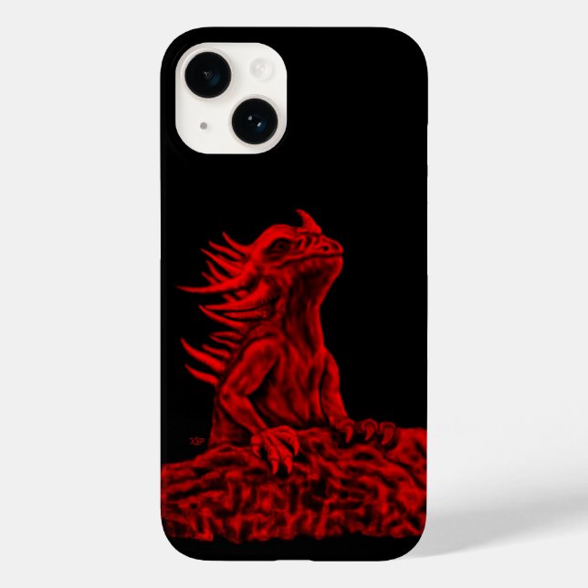 Coques Case-Mate iPhone Little red Dragon (Verso)