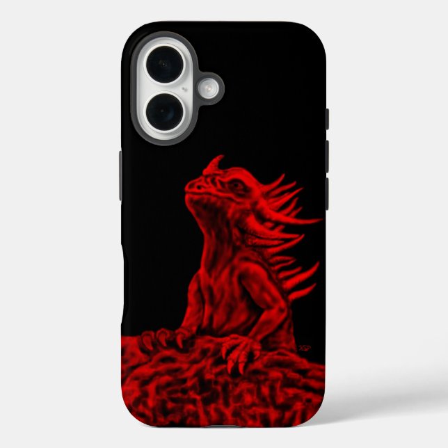 Coques Case-Mate iPhone Little red Dragon (Verso)
