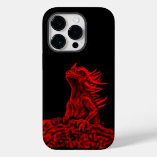Coque Pour iPhone 14 Pro Little red Dragon