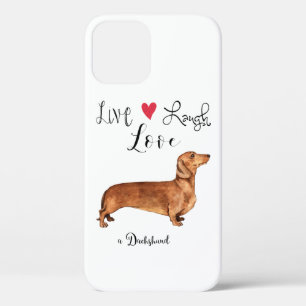 Case-Mate iPhone Case Live Laugh Love a Dachshund