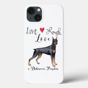 Case-Mate iPhone Case Live Laugh Love a Doberman Pinscher