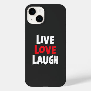 Coque Pour iPhone 14 Live Love Laugh