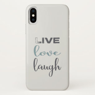 Coque Case-Mate Pour iPhone Live Love Laugh Typographie