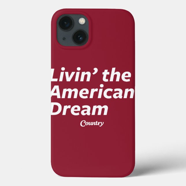 Coques Case-Mate iPhone Livin le rêve américain (Verso)