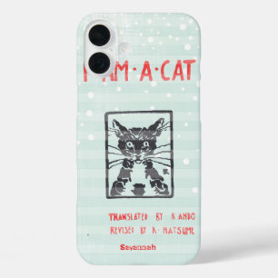 iPhone 16 Plus Case Livre vintage Je suis un chat Iphone 5
