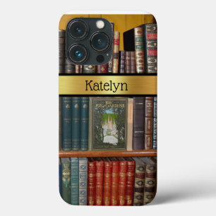 Case-Mate iPhone Case Livres vintages sur le plateau de bibliothèque Per