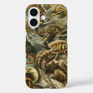Coque Pour iPhone 16 Lizards par Ernst Haeckel Vintage Lacertilia Anima