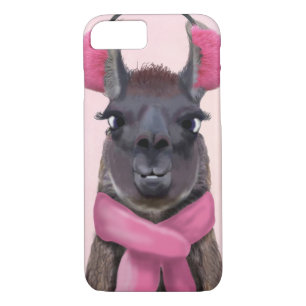 Coques Pour iPhone Llama rose