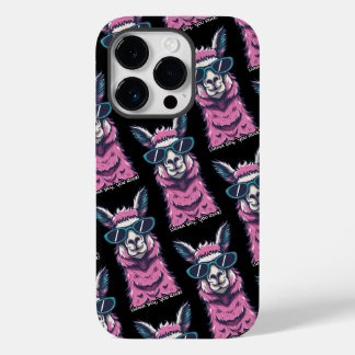 Coque Pour iPhone 14 Pro Llama vous dit Rock | Pose ironique dans les lunet