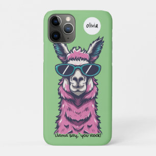 Case-Mate iPhone Case Llama vous dit Rock   Pose ironique dans les lunet