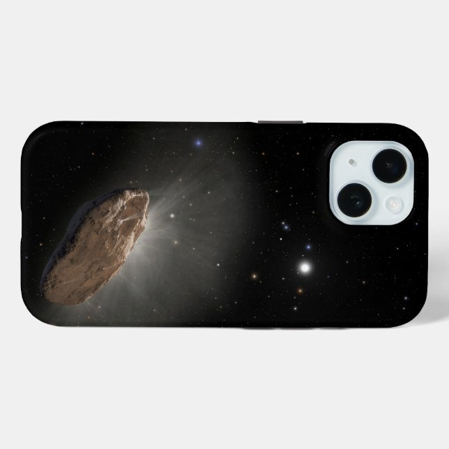 Coques Case-Mate iPhone L'objet interstellaire Wayward Oumuamua. (Verso (horizontal))