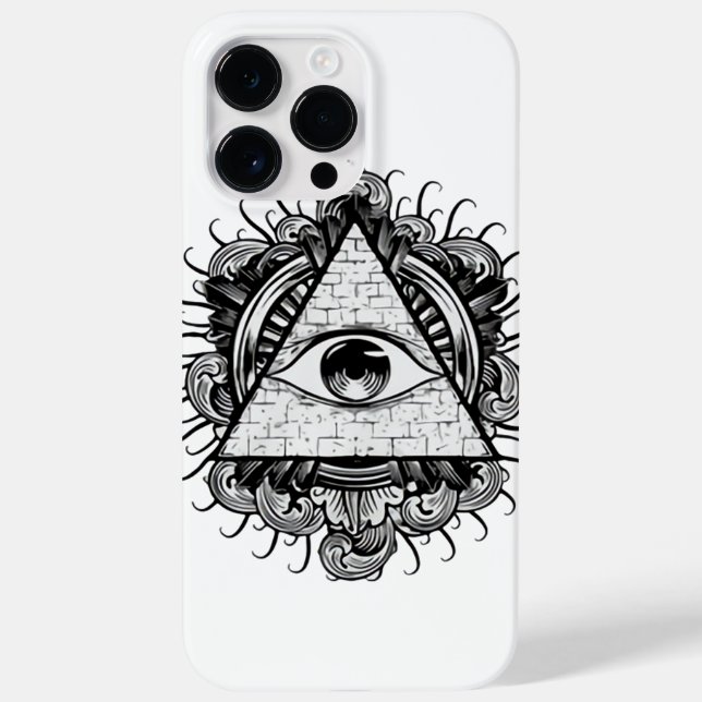 Coques Case-Mate iPhone L'oeil qui voit tous les Illuminati (Verso)