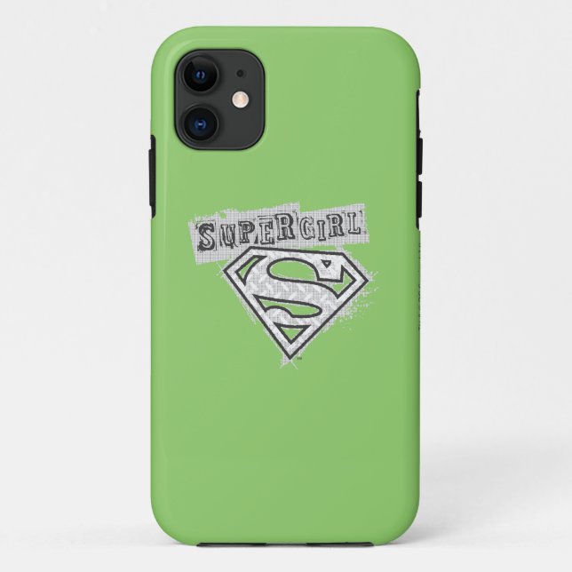 Coques Case-Mate iPhone Logo 1 de Supergirl (Dos)
