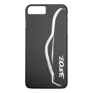 Case-Mate iPhone Case Logo blanc de silhouette de Nissan 350Z