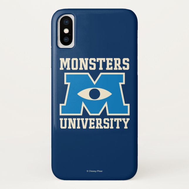 Coques Case-Mate iPhone Logo bleu de Monsters University (Dos)