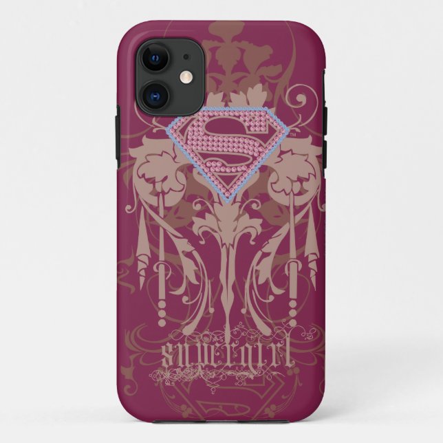 Coques Case-Mate iPhone Logo de bijoux Supergirl (Dos)