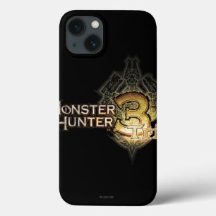 Etui iPhone 13 Logo de chasseur de monstre tri